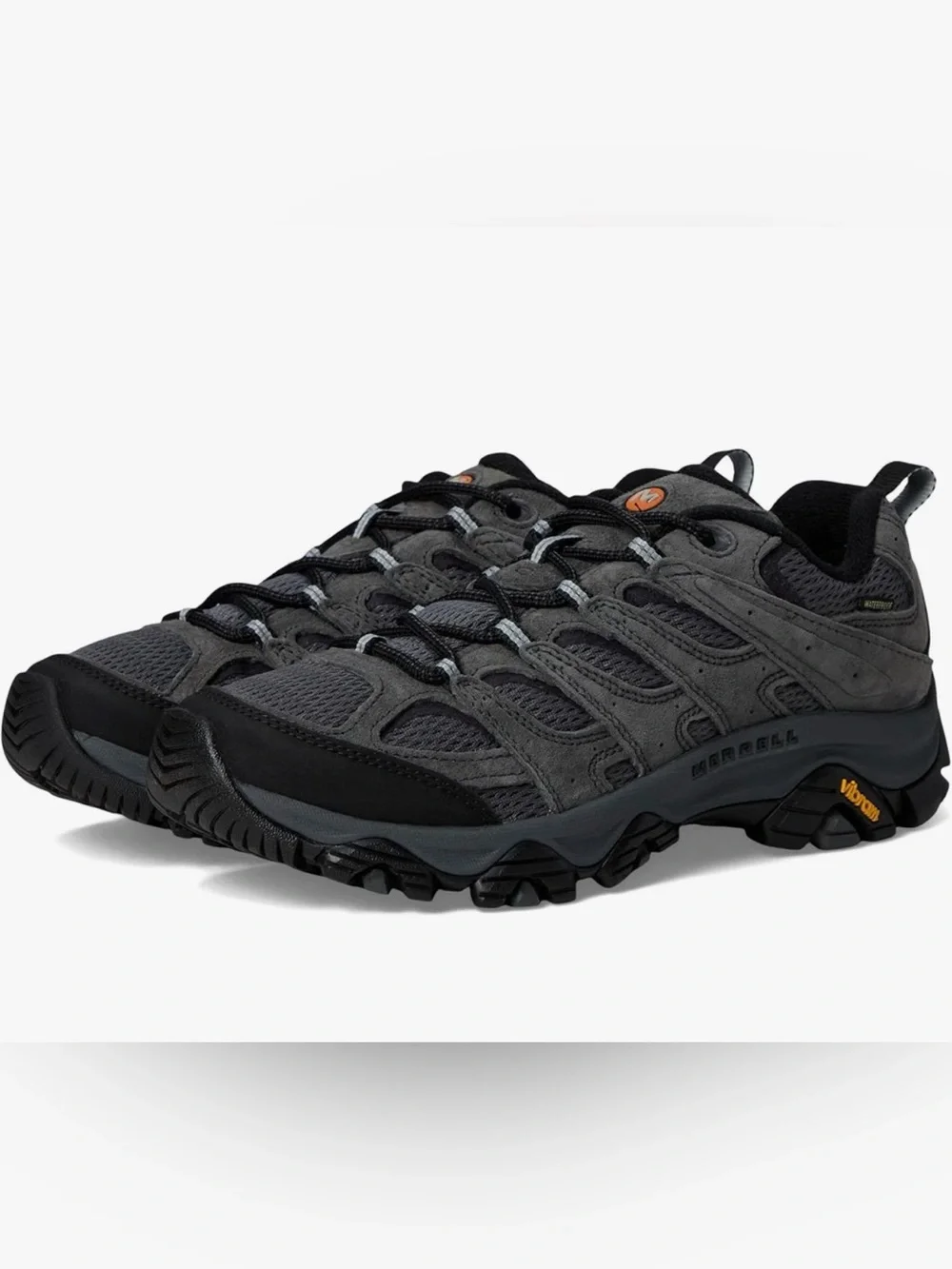 Merrell Men's Moab 3 Waterproof Hiking Shoes in Granite